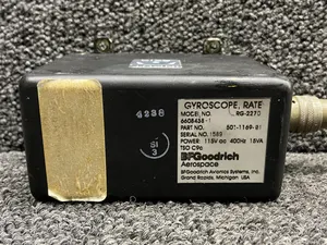 501-1169-01 (Alt: 6608438-1) BF RG-227D Yaw Dampener Rate Gyro w 8130 (115VAC)